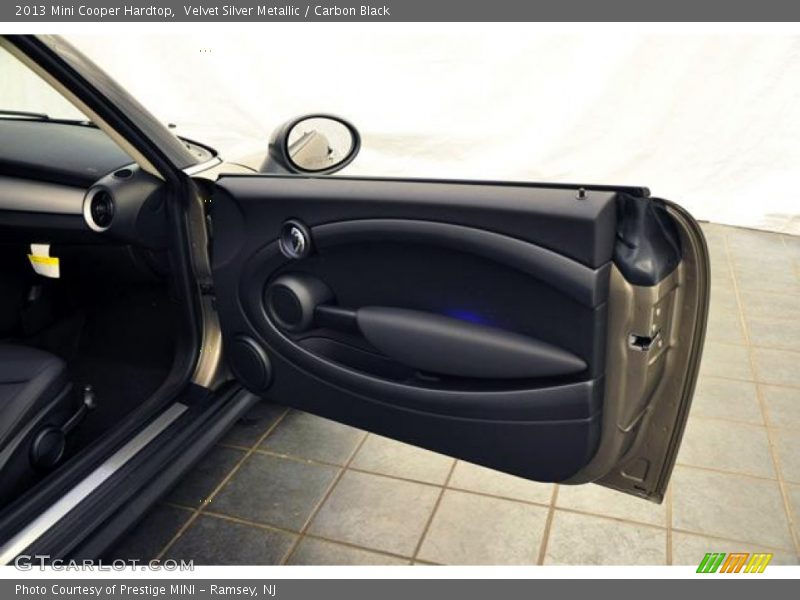 Velvet Silver Metallic / Carbon Black 2013 Mini Cooper Hardtop
