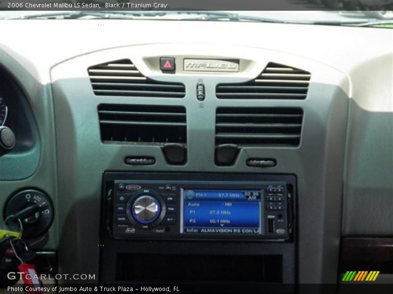 Black / Titanium Gray 2006 Chevrolet Malibu LS Sedan