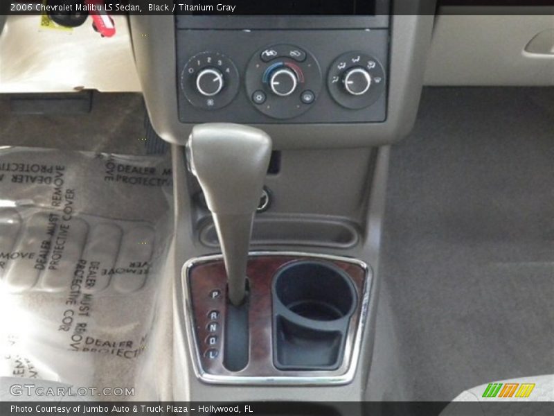 Black / Titanium Gray 2006 Chevrolet Malibu LS Sedan