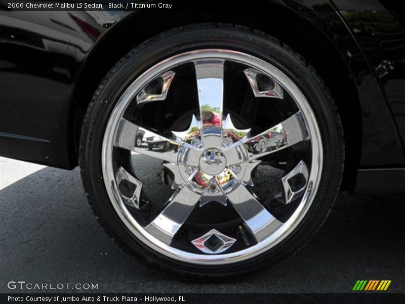 Black / Titanium Gray 2006 Chevrolet Malibu LS Sedan