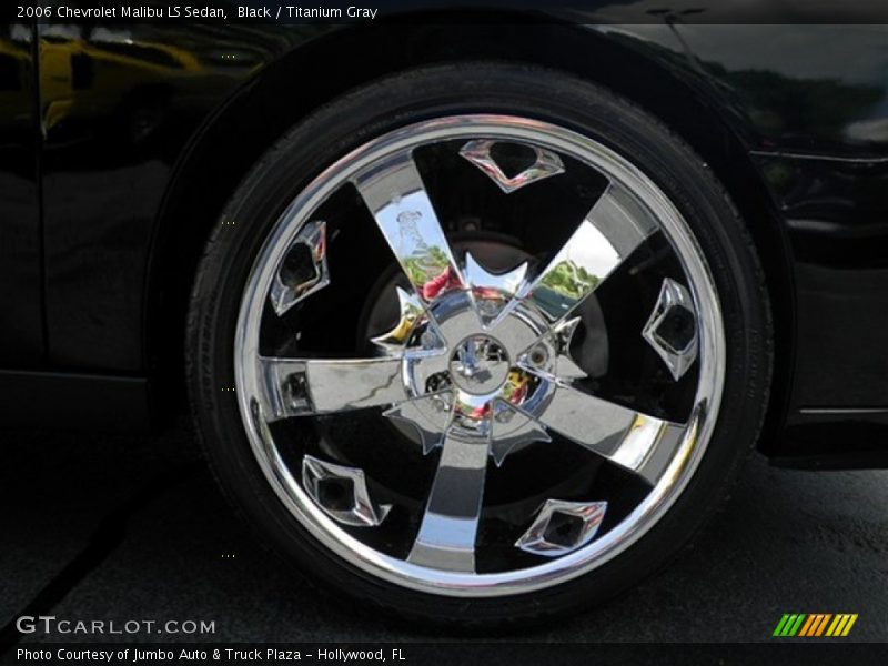 Black / Titanium Gray 2006 Chevrolet Malibu LS Sedan