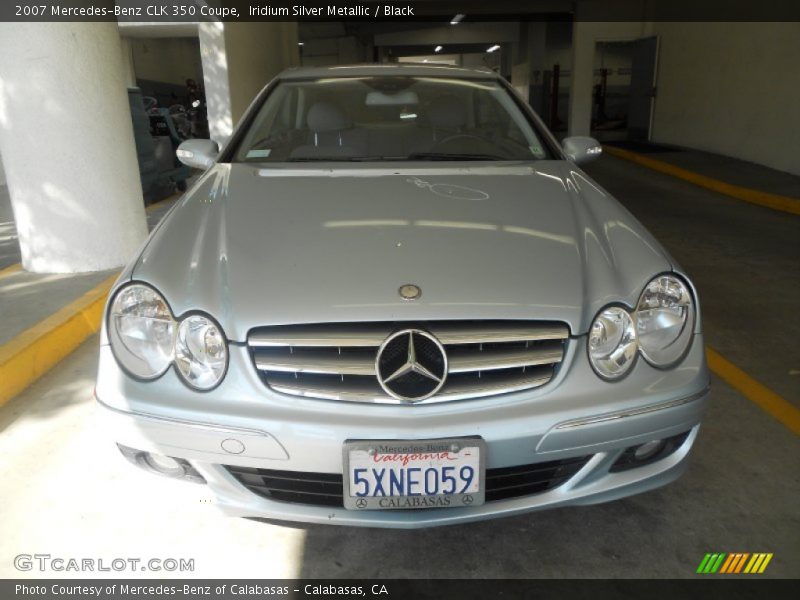 Iridium Silver Metallic / Black 2007 Mercedes-Benz CLK 350 Coupe