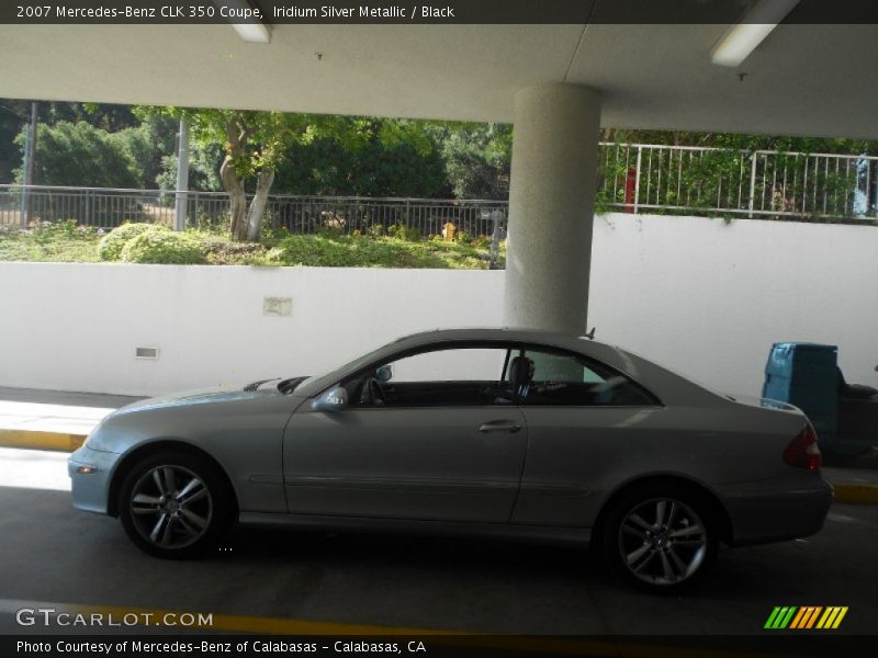 Iridium Silver Metallic / Black 2007 Mercedes-Benz CLK 350 Coupe