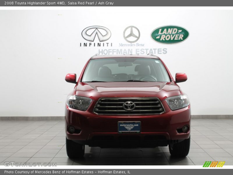 Salsa Red Pearl / Ash Gray 2008 Toyota Highlander Sport 4WD