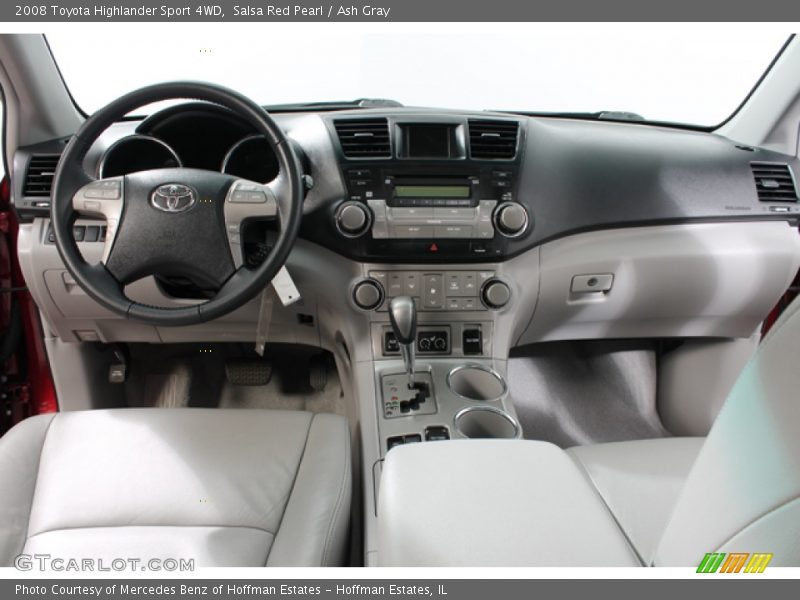 Salsa Red Pearl / Ash Gray 2008 Toyota Highlander Sport 4WD