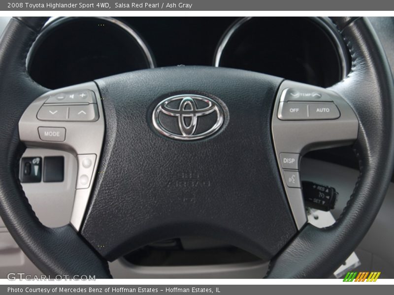 Salsa Red Pearl / Ash Gray 2008 Toyota Highlander Sport 4WD