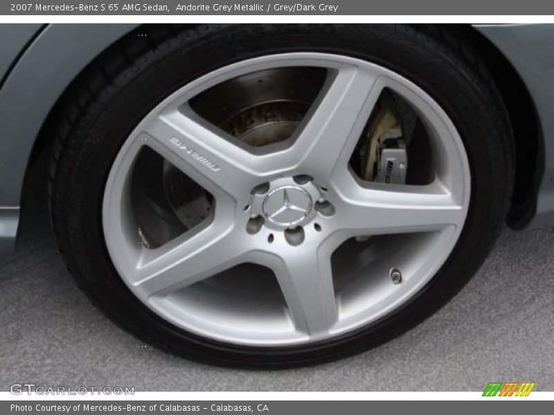 Andorite Grey Metallic / Grey/Dark Grey 2007 Mercedes-Benz S 65 AMG Sedan