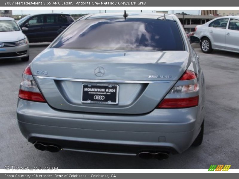 Andorite Grey Metallic / Grey/Dark Grey 2007 Mercedes-Benz S 65 AMG Sedan