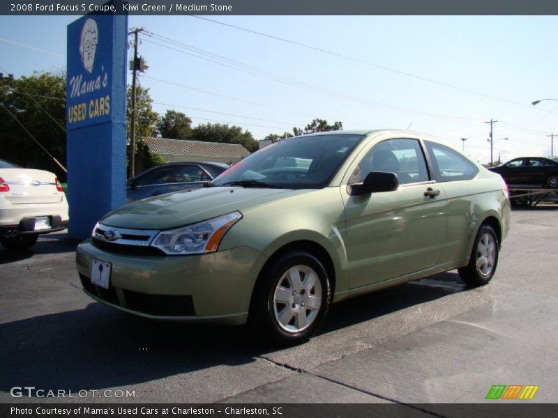 Kiwi Green / Medium Stone 2008 Ford Focus S Coupe