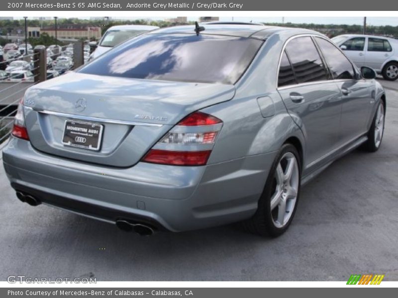 Andorite Grey Metallic / Grey/Dark Grey 2007 Mercedes-Benz S 65 AMG Sedan