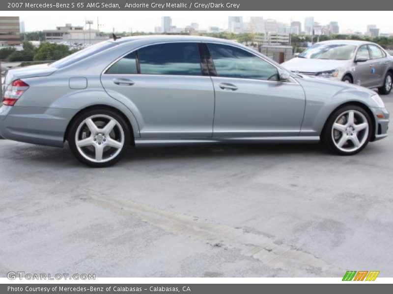 Andorite Grey Metallic / Grey/Dark Grey 2007 Mercedes-Benz S 65 AMG Sedan