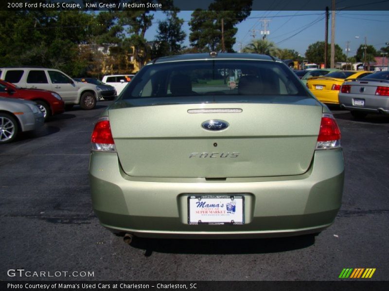 Kiwi Green / Medium Stone 2008 Ford Focus S Coupe