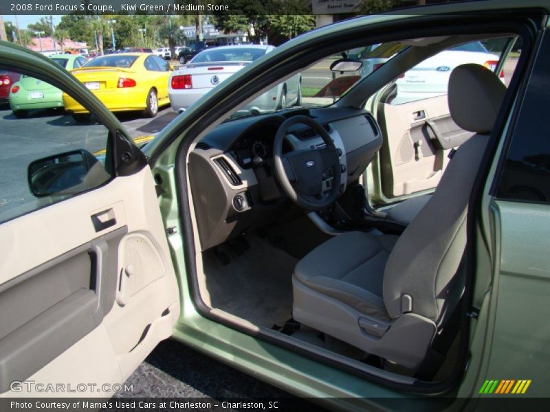 Kiwi Green / Medium Stone 2008 Ford Focus S Coupe