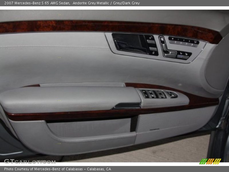 Andorite Grey Metallic / Grey/Dark Grey 2007 Mercedes-Benz S 65 AMG Sedan
