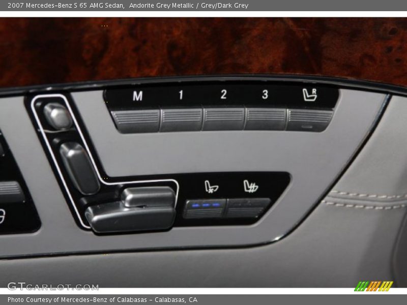 Andorite Grey Metallic / Grey/Dark Grey 2007 Mercedes-Benz S 65 AMG Sedan
