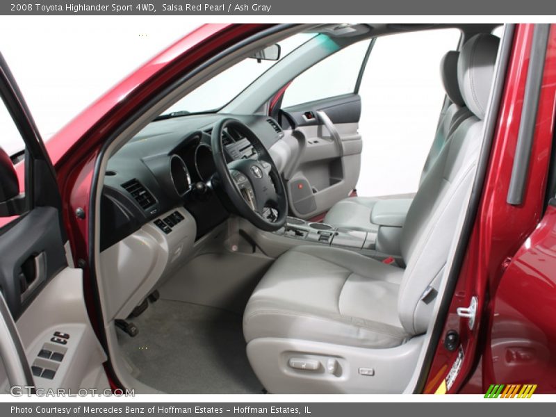 Salsa Red Pearl / Ash Gray 2008 Toyota Highlander Sport 4WD