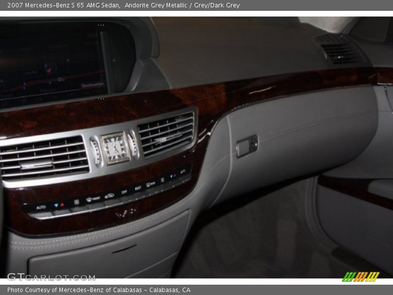 Andorite Grey Metallic / Grey/Dark Grey 2007 Mercedes-Benz S 65 AMG Sedan