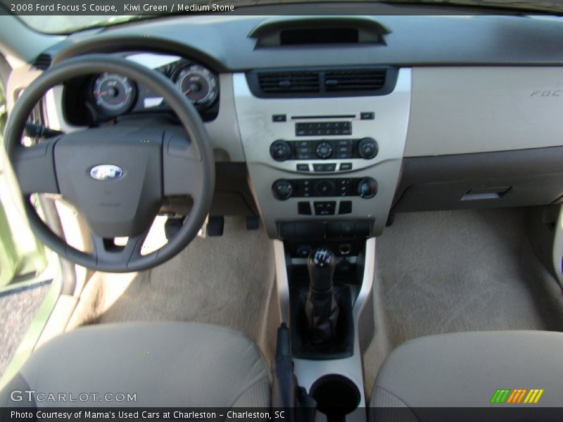 Kiwi Green / Medium Stone 2008 Ford Focus S Coupe