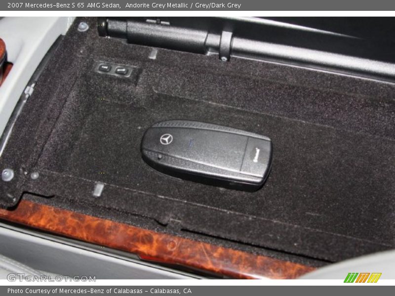 Andorite Grey Metallic / Grey/Dark Grey 2007 Mercedes-Benz S 65 AMG Sedan