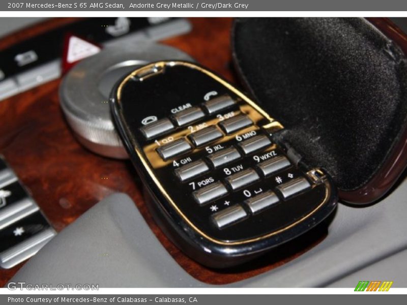 Andorite Grey Metallic / Grey/Dark Grey 2007 Mercedes-Benz S 65 AMG Sedan