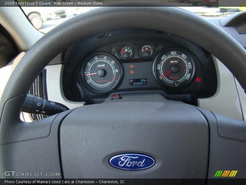 Kiwi Green / Medium Stone 2008 Ford Focus S Coupe