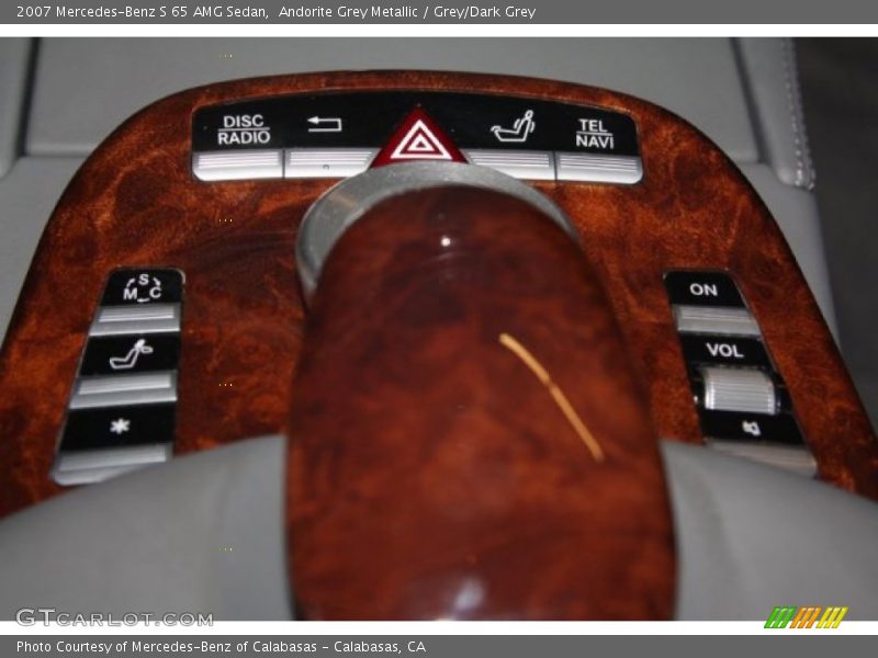 Andorite Grey Metallic / Grey/Dark Grey 2007 Mercedes-Benz S 65 AMG Sedan