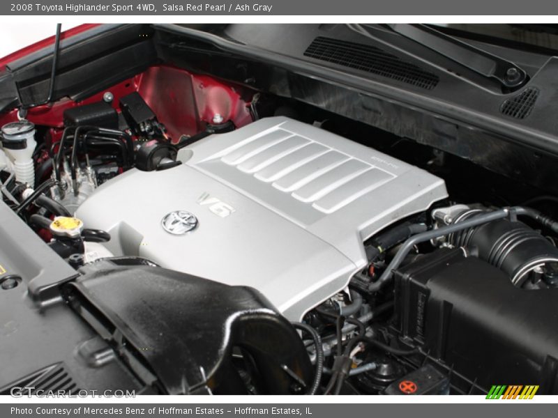 Salsa Red Pearl / Ash Gray 2008 Toyota Highlander Sport 4WD