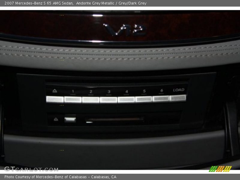Andorite Grey Metallic / Grey/Dark Grey 2007 Mercedes-Benz S 65 AMG Sedan