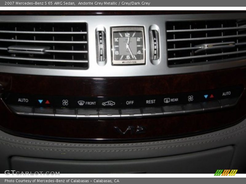 Andorite Grey Metallic / Grey/Dark Grey 2007 Mercedes-Benz S 65 AMG Sedan