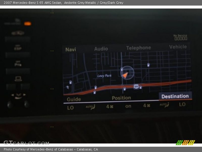 Andorite Grey Metallic / Grey/Dark Grey 2007 Mercedes-Benz S 65 AMG Sedan