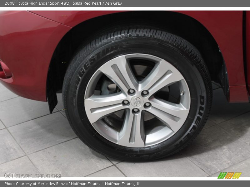 Salsa Red Pearl / Ash Gray 2008 Toyota Highlander Sport 4WD