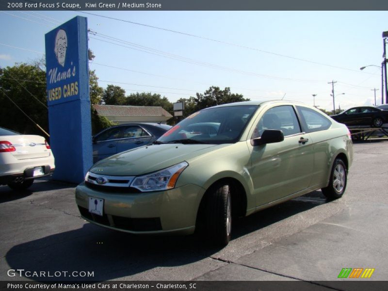 Kiwi Green / Medium Stone 2008 Ford Focus S Coupe