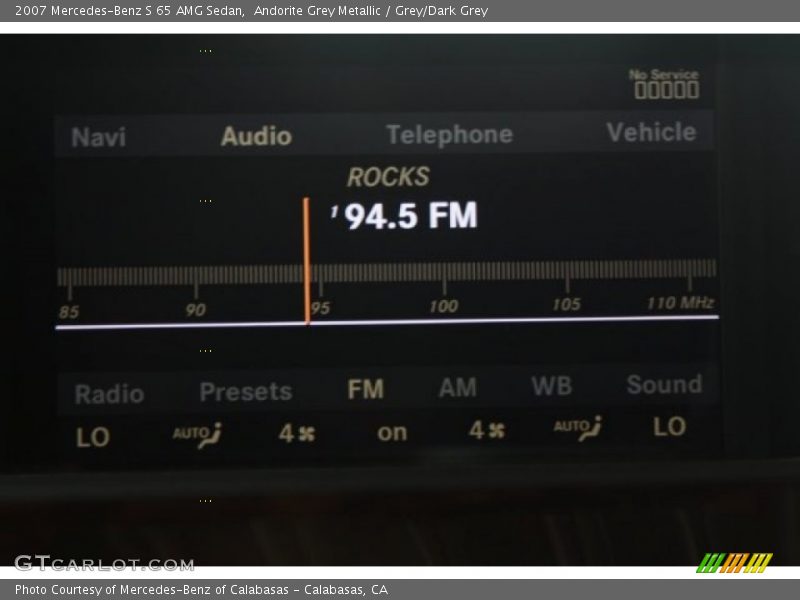 Andorite Grey Metallic / Grey/Dark Grey 2007 Mercedes-Benz S 65 AMG Sedan