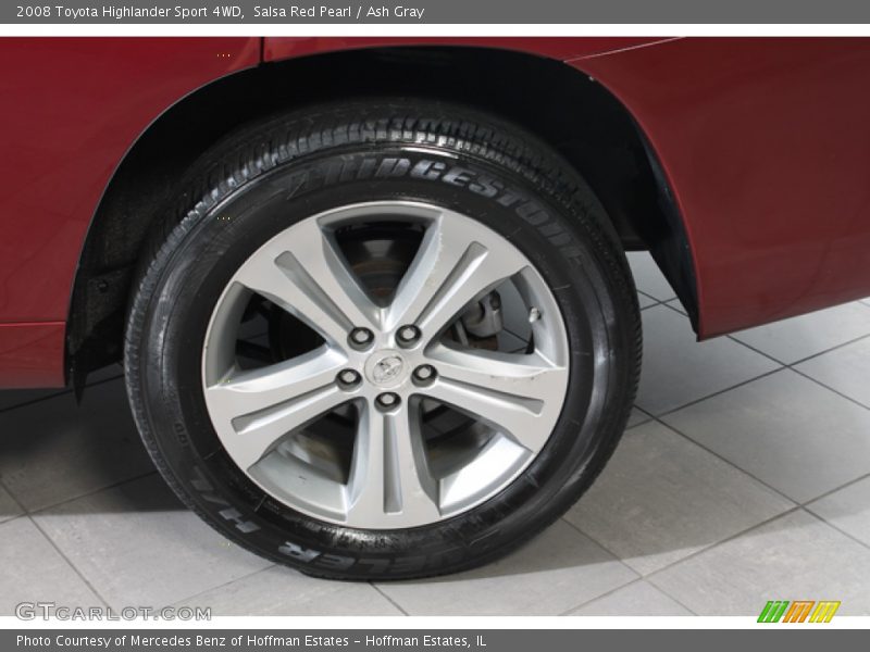 Salsa Red Pearl / Ash Gray 2008 Toyota Highlander Sport 4WD