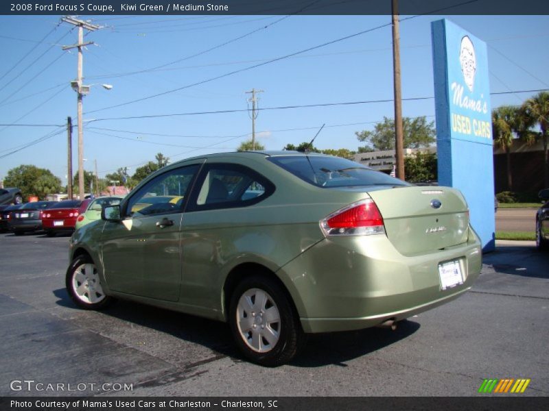 Kiwi Green / Medium Stone 2008 Ford Focus S Coupe
