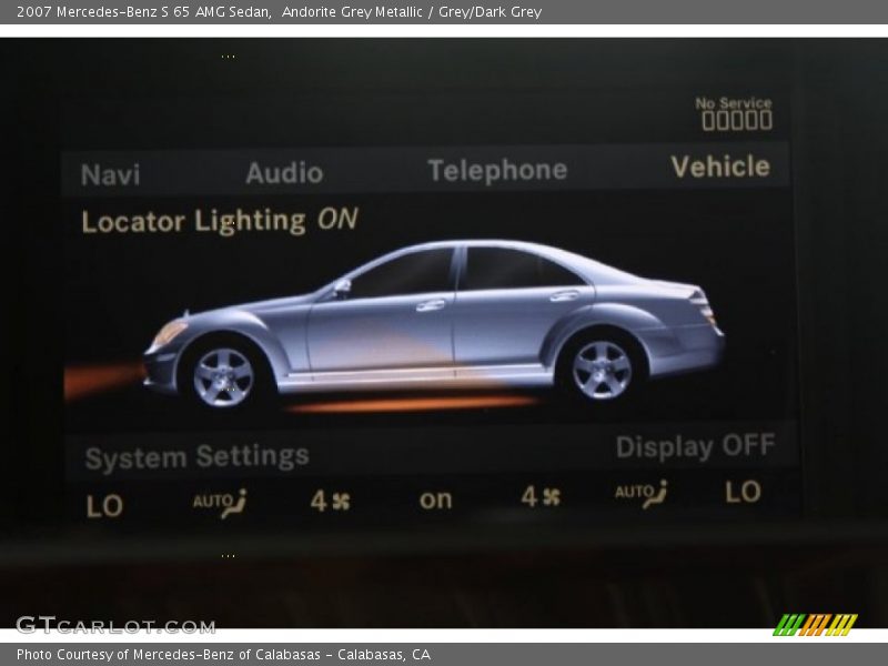 Andorite Grey Metallic / Grey/Dark Grey 2007 Mercedes-Benz S 65 AMG Sedan