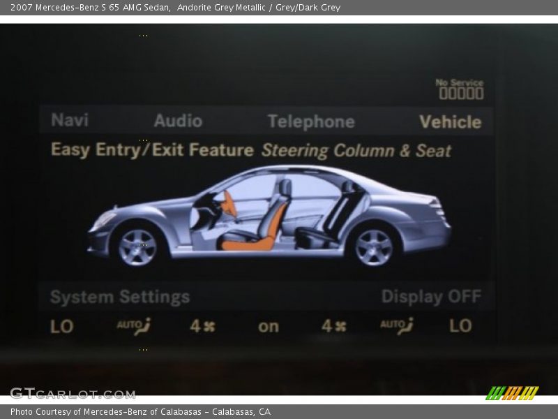 Andorite Grey Metallic / Grey/Dark Grey 2007 Mercedes-Benz S 65 AMG Sedan