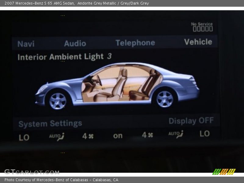 Andorite Grey Metallic / Grey/Dark Grey 2007 Mercedes-Benz S 65 AMG Sedan