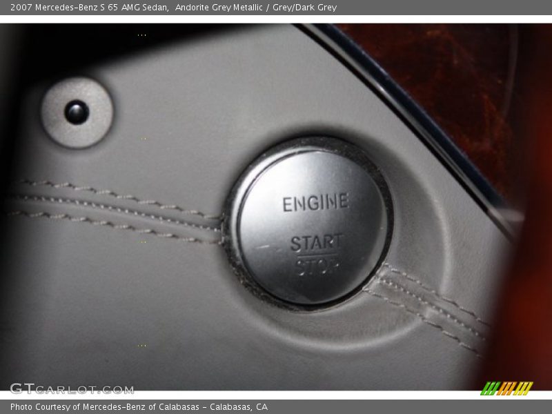 Andorite Grey Metallic / Grey/Dark Grey 2007 Mercedes-Benz S 65 AMG Sedan