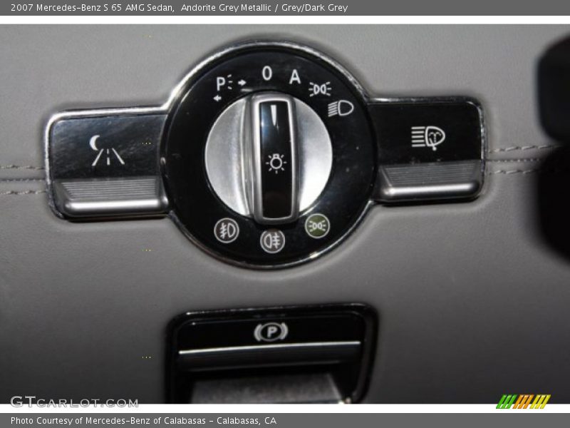 Andorite Grey Metallic / Grey/Dark Grey 2007 Mercedes-Benz S 65 AMG Sedan
