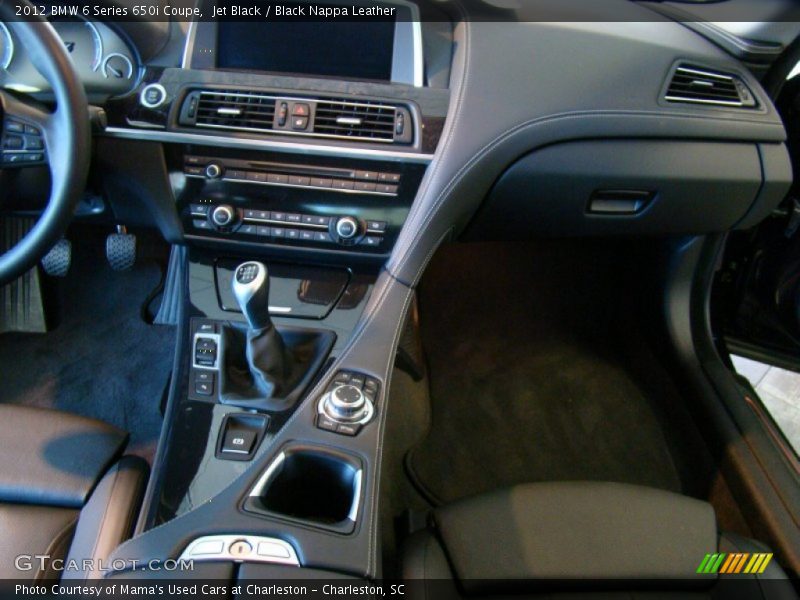 Jet Black / Black Nappa Leather 2012 BMW 6 Series 650i Coupe