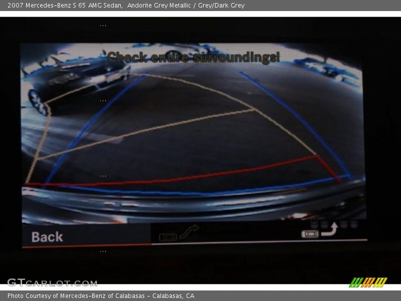 Andorite Grey Metallic / Grey/Dark Grey 2007 Mercedes-Benz S 65 AMG Sedan