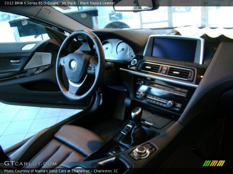 Jet Black / Black Nappa Leather 2012 BMW 6 Series 650i Coupe