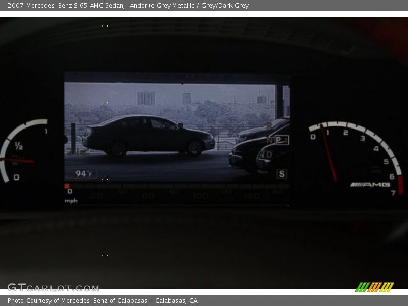 Andorite Grey Metallic / Grey/Dark Grey 2007 Mercedes-Benz S 65 AMG Sedan
