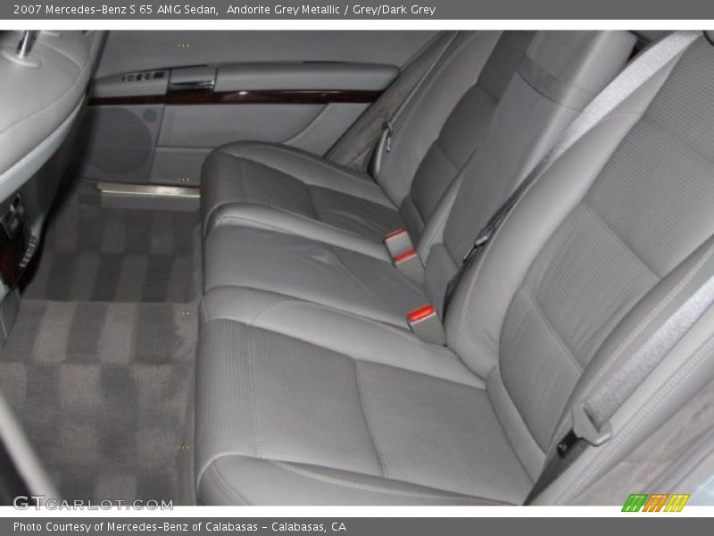 Andorite Grey Metallic / Grey/Dark Grey 2007 Mercedes-Benz S 65 AMG Sedan