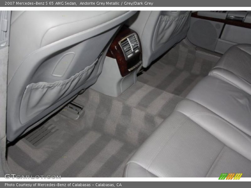 Andorite Grey Metallic / Grey/Dark Grey 2007 Mercedes-Benz S 65 AMG Sedan