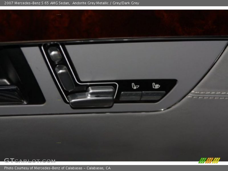 Andorite Grey Metallic / Grey/Dark Grey 2007 Mercedes-Benz S 65 AMG Sedan
