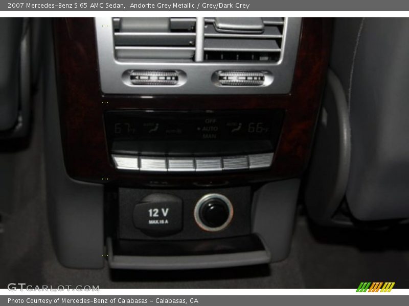 Andorite Grey Metallic / Grey/Dark Grey 2007 Mercedes-Benz S 65 AMG Sedan