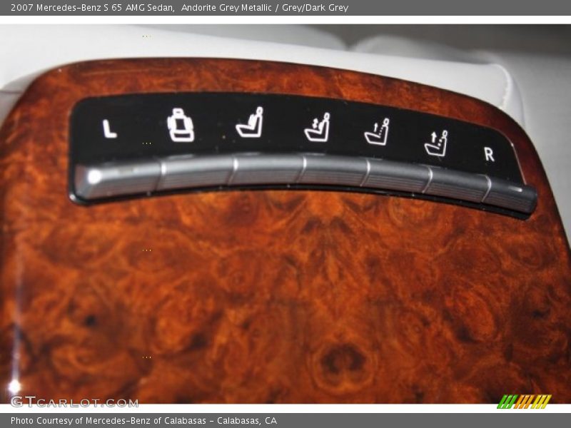 Andorite Grey Metallic / Grey/Dark Grey 2007 Mercedes-Benz S 65 AMG Sedan