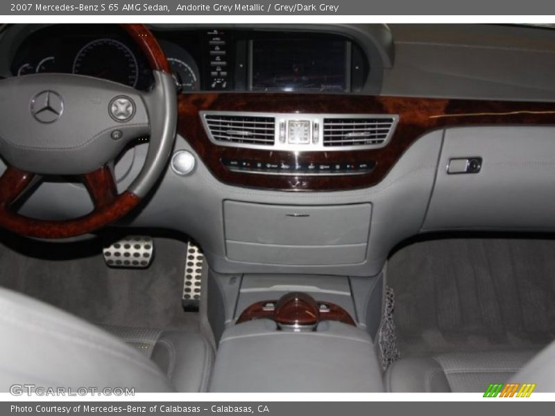 Andorite Grey Metallic / Grey/Dark Grey 2007 Mercedes-Benz S 65 AMG Sedan